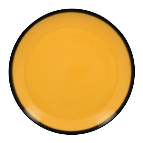 Тарелка круглая RAK Porcelain LEA Yellow 29 см (желтый цвет)