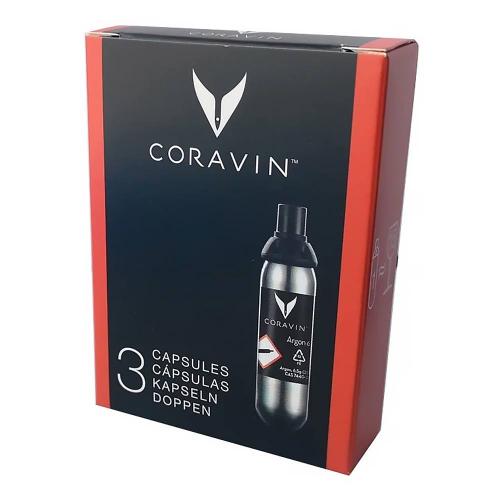 Набор капсул с газом аргон Coravin 3 пр