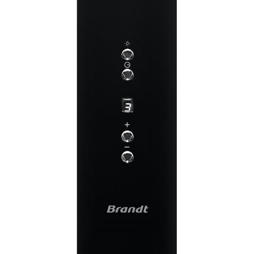 Островная вытяжка 39 см Brandt BHI2353G черная