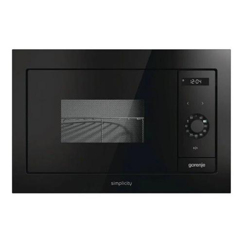 Встраиваемая микроволновая печь 59,5х39 см Gorenje Simplicity BM235G1SYB черная