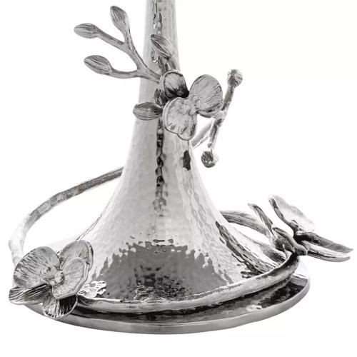 Сервировочное блюдо 19 см Michael Aram White Orchid стальное