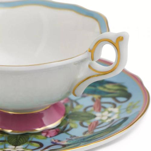 Чайная пара 140 мл Wedgwood Wonderlust белая