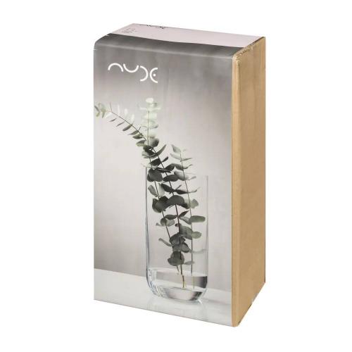 Ваза 20,6х40 см Nude Glass Blade коричневая