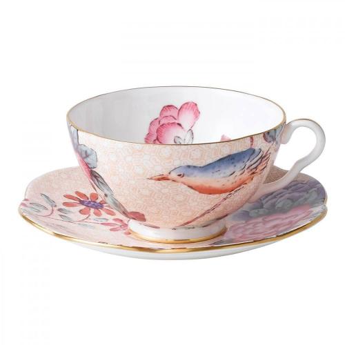 Чайная пара 180 мл Wedgwood Cuckoo персиковая