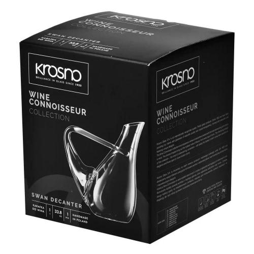 Декантер для вина 1 л Krosno Wine Connoisseur прозрачный