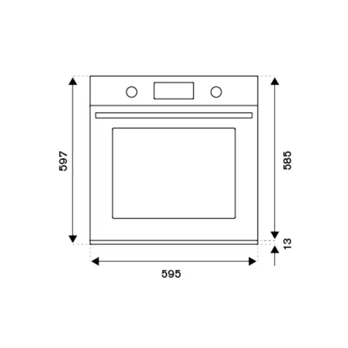 Электрический духовой шкаф 59,5 см Bertazzoni Professional F6011PROPTX стальной