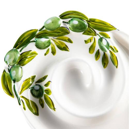 Сервировочное блюдо 17 см Edelweiss Оливки желтое