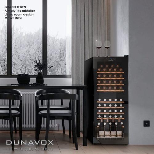 Винный шкаф на 54 бутылок Dunavox Home черный