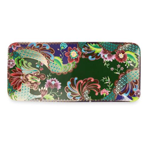 Сервировочное блюдо 38х17 см Mix&Match Home Magic Dragon зеленое