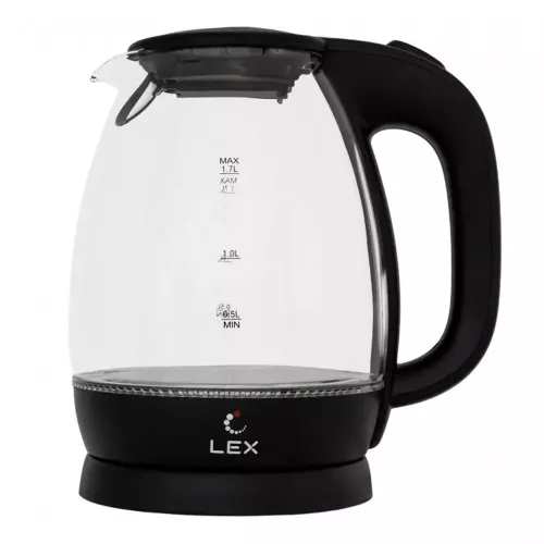 Чайник электрический 1,7 л Lex LX 3002-1 черный