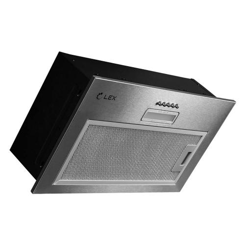 Встраиваемая вытяжка 52,5х29,1 см LEX Fullmetall GS Bloc Light 600 Inox стальная