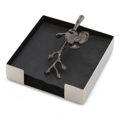 Подставка для салфеток 13х13 см Michael Aram Black Orchid стальная