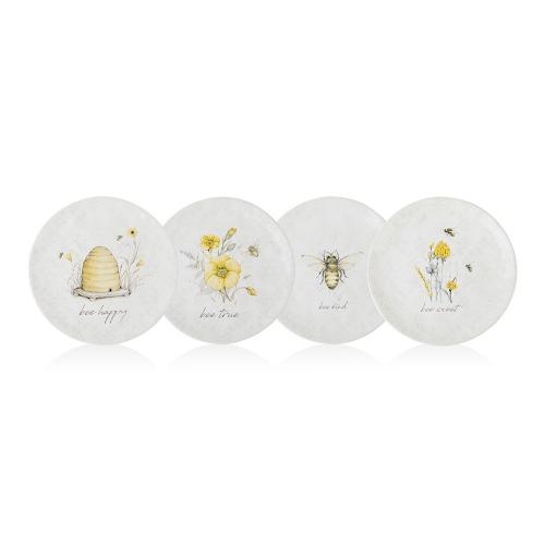Тарелка закусочная Bee kind 21 см Certified international corp Пчелки