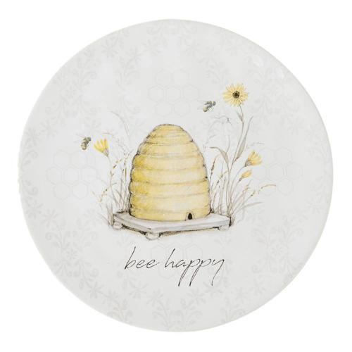Тарелка закусочная Bee happy 21 см Certified international corp Пчелки