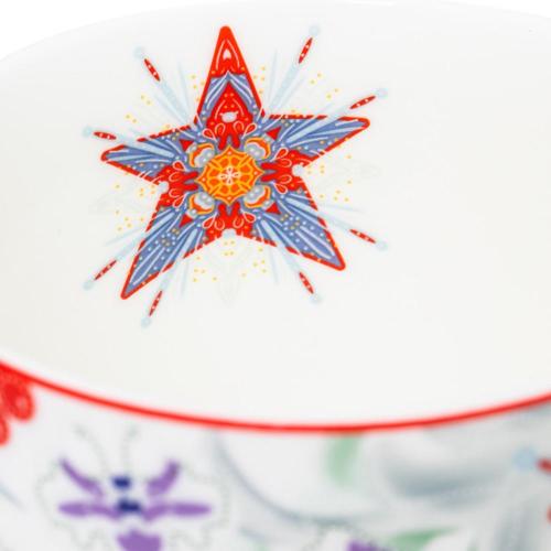 Чайная пара 200 мл Mix&Match Home Happy Star белая