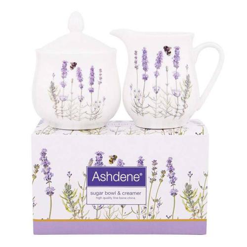 Набор посуды для сервировки Ashdene I Love Lavender 2 пр белый