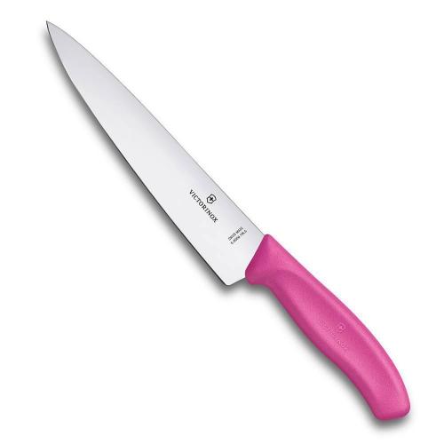 Нож разделочный 19 см Victorinox Swiss Classic розовый