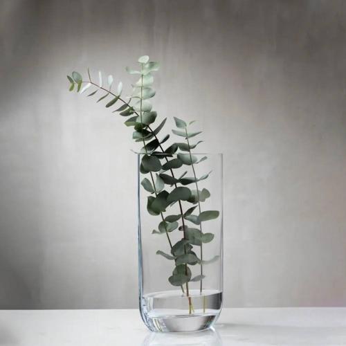 Ваза 20,6х40 см Nude Glass Blade коричневая