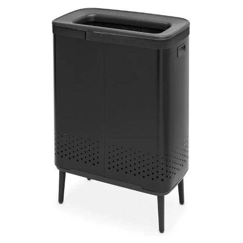 Бельевой бак 90 л Brabantia Bo Hi черный