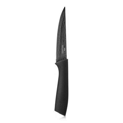 Кухонный нож овощной 10 см Walmer Titanium черный