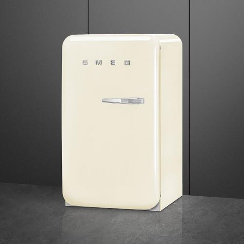 Холодильник 97х54,5 см SMEG 50’s Style FAB10LCR6 бежевый - 3 фото