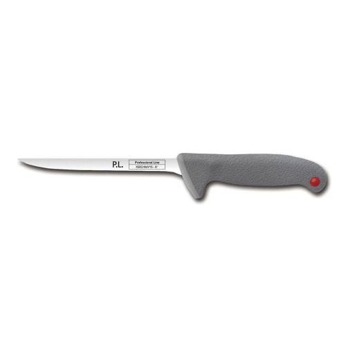 Нож PRO-Line филейный 20 см с цветными кнопками серая пластиковая ручка, P.L. Proff Cuisin (min 1 шт)