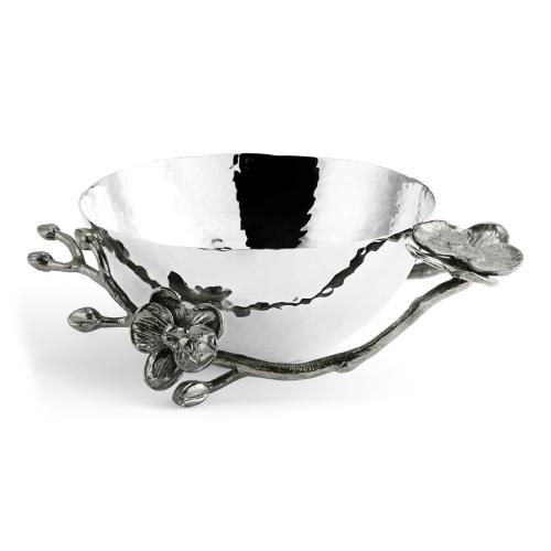 Чаша для орехов 18х15х6 см Michael Aram Black Orchid стальная