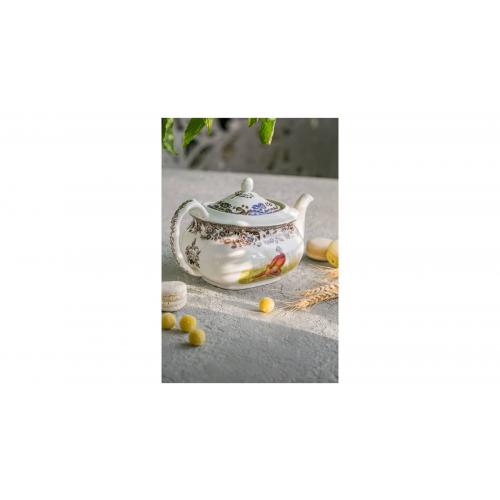 Чайник заварочный 1,3 л Spode Английские охотничьи мотивы белый