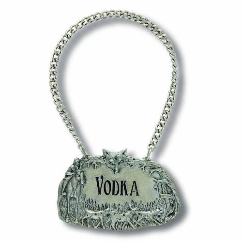 Декоративная табличка для декантера Vodka 6 см Vagabond House Morning Hunt
