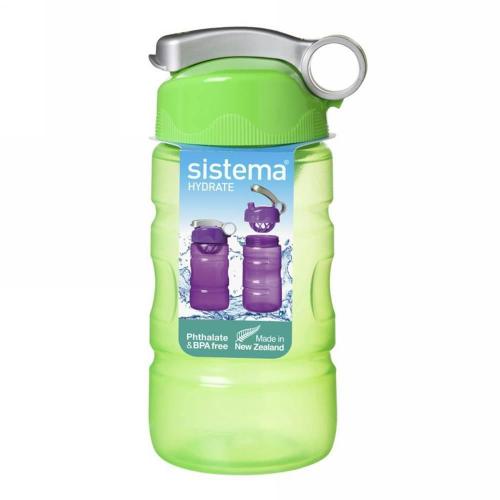 Бутылка спортивная 560 мл Sistema Hydrate зеленая