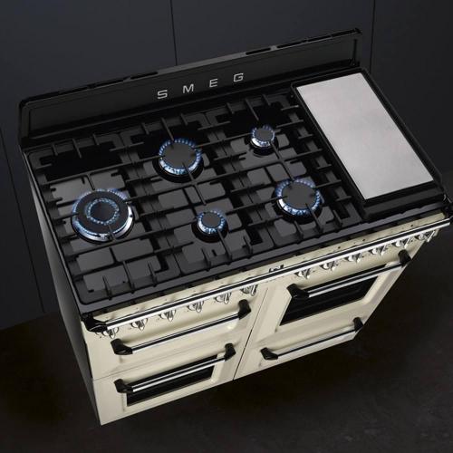 Гриль чугунный 51,4х29 см Teppan Yaki Smeg Portofino TPKCPF9