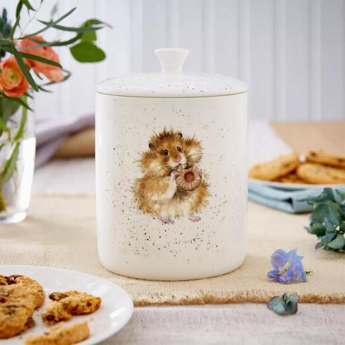 Банка 1,5 л Royal Worcester Забавная фауна Хомячок белая