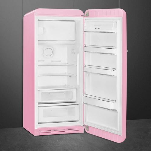 Холодильник однокамерный 153х60 см Smeg 50's Style FAB28RPK5 розовый