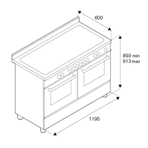 Варочный центр 119,5х60 см Bertazzoni Master MAS126G2EXT стальной - 5 фото