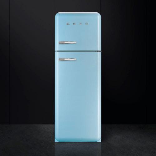 Холодильник двухкамерный 169х60 см Smeg 50's Style FAB30RPB5 голубой