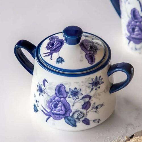 Сахарница  8 см 300 мл Kitchen Craft London Pottery синяя