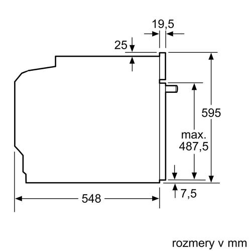 Электрический духовой шкаф 59,4х54,8 см Bosch Serie 6 HBG5370B0 черный