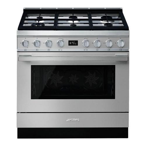 Варочный центр 90 см Smeg Portofino CPF9GPX серебристый