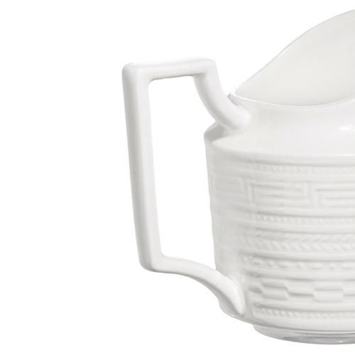 Чайный сервиз на 6 персон Wedgwood Intaglio белый 21 пр