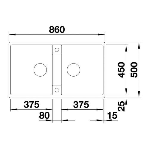 Кухонная мойка 86 см Blanco Zia 9 жемчужная - 3 фото