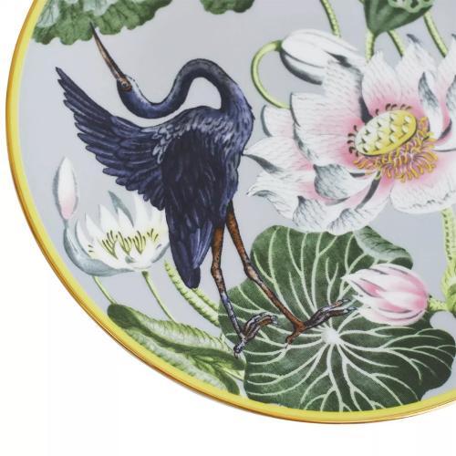 Тарелка закусочная 20 см Wedgwood Wonderlust зеленая