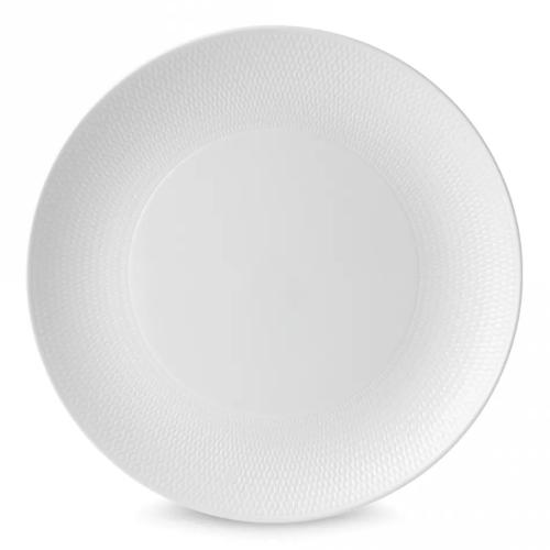 Тарелка обеденная 24 см Wedgwood Gio белая