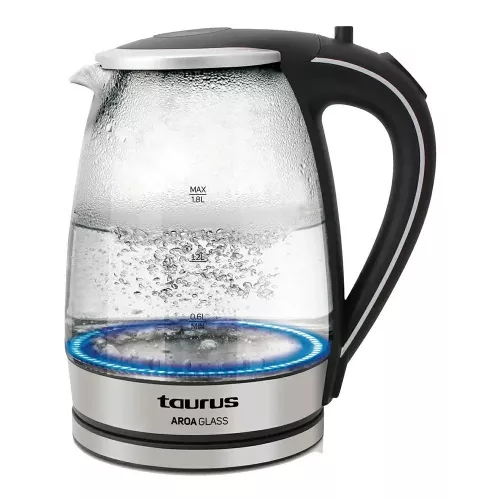 Чайник электрический 1,8 л Taurus Aroa Glass стальной