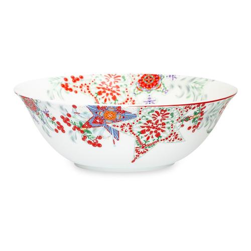 Салатник 24 см Mix&Match Home Happy Star белый