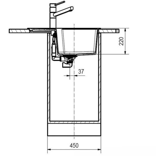 Кухонная мойка 62 см Franke Urban UBG 611-62 сахара - 3 фото