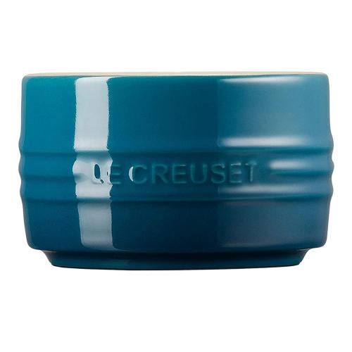 Блюдо для запекания керамическое 9х9х5,6 см 200 мл Le Creuset Cerise бирюзовое