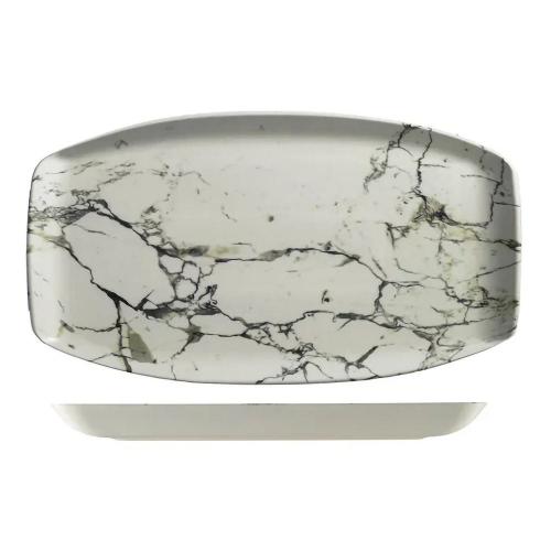 Сервировочное блюдо 27х16 см Kutahya Marble белое