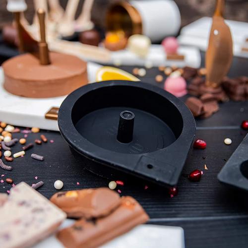 Форма силиконовая для шоколада 19,5x12,3x3 см Boska Chocowares черная