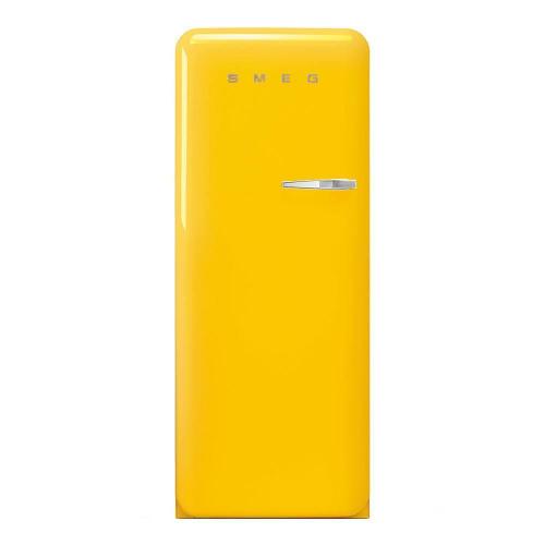 Холодильник однокамерный 153х60 см Smeg 50's Style FAB28LYW5 желтый