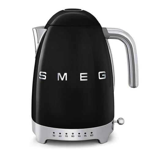 Чайник электрический 1,7 л Smeg 50's Style KLF02BLEU черный